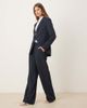 Vila VILA high waisted tailored pants in navy pinstripes - part of a set - 3