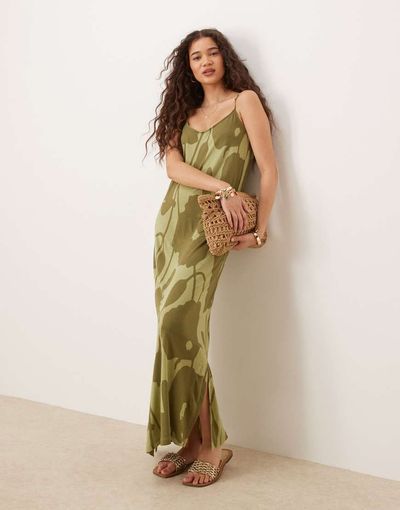 zara white satin halter dress - Cape Skirt - - M 2602-1590