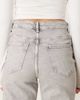 Vila Vila Kelly high rise wide leg jeans in light gray denim - 4