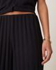 Vila Vila lightweight knit wide leg pants in black - part of a set - 2