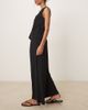Vila Vila lightweight knit wide leg pants in black - part of a set - 3