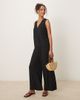 Vila Vila lightweight rib knit sleeveless vest in black - part of a set - 2