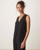 Vila Vila lightweight rib knit sleeveless vest in black - part of a set - 4