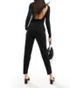 Vila Vila mix and match slim pants in black - 4