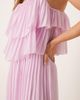 Vila VILA pleated ruffle layer cami maxi dress in orchid pink - 2