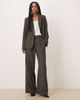 Vila VILA pleated wide leg tailored pants in brown plaid - part of a set-Multi - 1