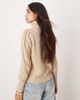 Vila Vila roll neck knit sweater in beige-Neutral - 4