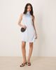 Vila VILA satin halter mini dress in pastel blue - 1