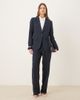 Vila VILA tailored blazer in navy pinstripes - part of a set - 2