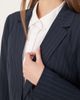 Vila VILA tailored blazer in navy pinstripes - part of a set - 4