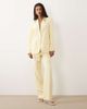 Vila VILA tailored covered button blazer in pastel yellow - part of a set - 2