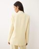 Vila VILA tailored covered button blazer in pastel yellow - part of a set - 4