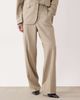 Vila VILA tailored straight leg pants in heathered seneca rock - part of a set-Neutral - 2