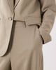 Vila VILA tailored straight leg pants in heathered seneca rock - part of a set-Neutral - 4
