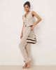 Vila Vila textured jersey vest in light heathered natural - part of a set-Neutral - 3