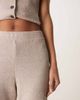 Vila Vila textured jersey wide leg pants in light heathered natural - part of a set-Neutral - 2