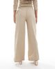 Vila Vila textured wide leg pants in cream - part of a set-White - 4
