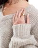 Vila Vila v neck sweater in natural melange-Neutral - 4