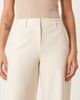 Vila VILA wide leg tailored pants in birch cream - part of a set-White - 4