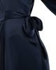 Vila VILA wrap full maxi dress in navy-Blue - 2