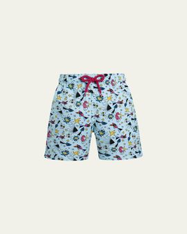 Vilebrequin Boy's Aquatic Carnival Swim Trunks