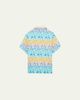 Vilebrequin Boy's Tahiti Turtles Open Front Shirt - 2