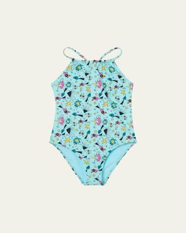 Vilebrequin Girl's Aquatic Carnival One-Piece Swimsuit