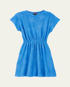Vilebrequin Girl's Embroidered Turtle Dress