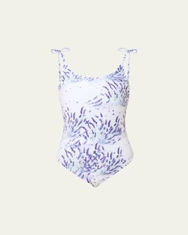 Vilebrequin Girl's Lavender One-Piece Swimsuit