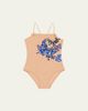 Vilebrequin Girl's Swimsuit W/ Embroidered Butterflies - 1