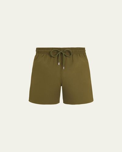 Vilebrequin Men's Micro-Perforated Packable Swim Trunks