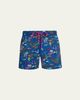 Vilebrequin Men's Stretch Aquarium-Print Swim Trunks - 1