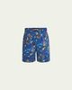 Vilebrequin Men's Stretch Aquarium-Print Swim Trunks - 4
