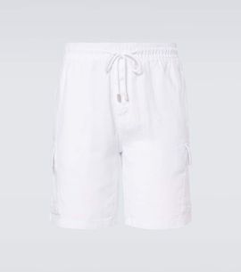 Vilebrequin Vilebrequin Baie mid-length linen shorts