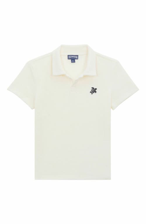 Vilebrequin Vilebrequin Boys Terry Polo Embroidered Turtle