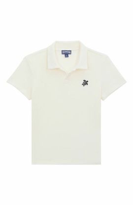 Vilebrequin Vilebrequin Boys Terry Polo Embroidered Turtle