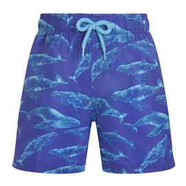Vilebrequin Vilebrequin Boys Ultra-light and packable Swim Shorts Sparkling Whales