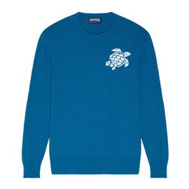 Vilebrequin Vilebrequin Crewneck Cotton Cashmere Sweater Turtle