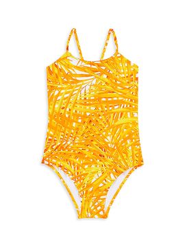 Vilebrequin Vilebrequin Girl's Little Girl's & Girl's Palm Leaves One-Piece Swimsuit