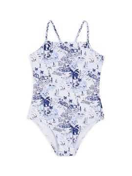 Vilebrequin Vilebrequin Girl's Little Girl's & Girl's Riviera One-Piece Swimsuit