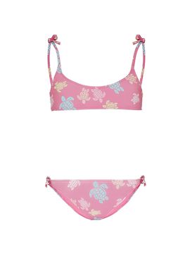Vilebrequin Vilebrequin Girl's Little Girl's & Girl's Tortues Multicolores Two-Piece Swimsuit