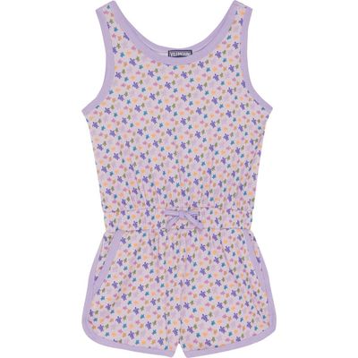 Vilebrequin Vilebrequin Girls Organic Cotton Playsuit Micro Ronde des Tortues