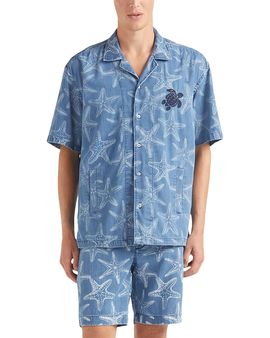 Vilebrequin Vilebrequin Graniers Light Denim Camp Shirt