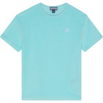 Vilebrequin Vilebrequin Kids Terry T-shirt Embroidered Turtle