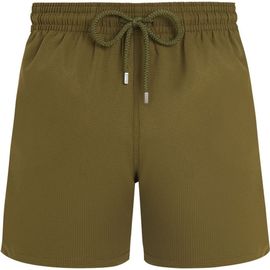 Vilebrequin Vilebrequin Men Micro-Perforated Ultra-Light and Packable Swim Trunks Solid