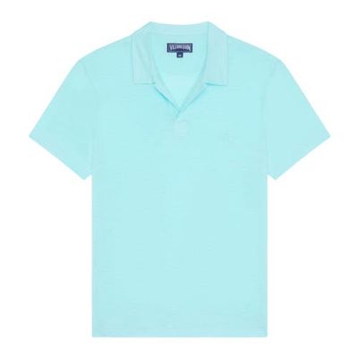 Vilebrequin Vilebrequin Men's Solid Linen Jersey Polo