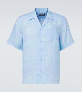 Vilebrequin Vilebrequin Printed linen shirt