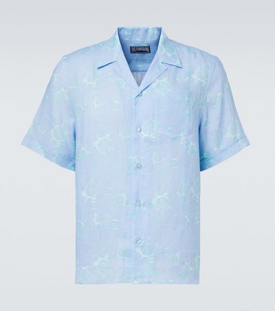Vilebrequin Vilebrequin Printed linen shirt