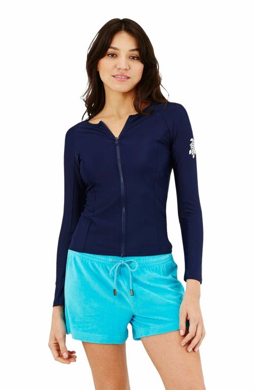 Vilebrequin Vilebrequin Women's Solid Zipper Rashguard