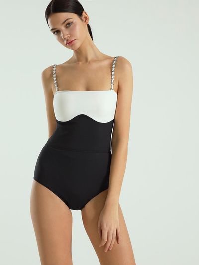 VINAJ Chain Contrast Adjustable Monokini